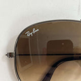 Ray-Ban Brand New £184 Brown Aviator Sunglasses RB3025