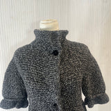 Stella McCartney Grey Marl Wool & Cashmere Knit Coat S