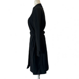 Prada Black Polycotton Classic Car Coat S