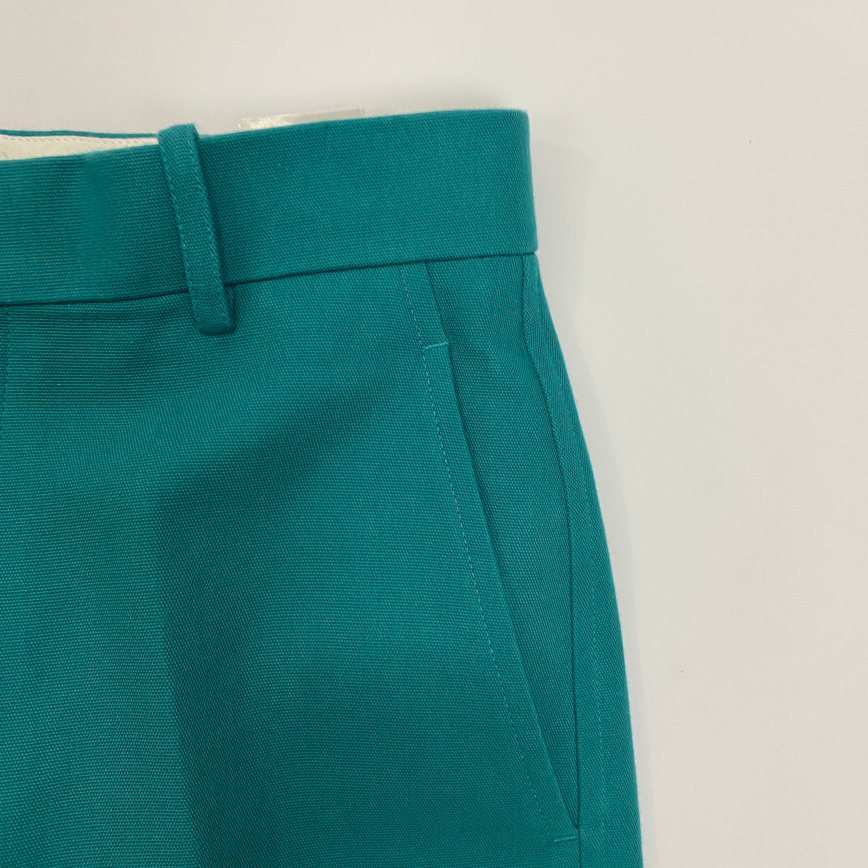 Bottega Veneta Salon 01 Turquoise Trousers XS