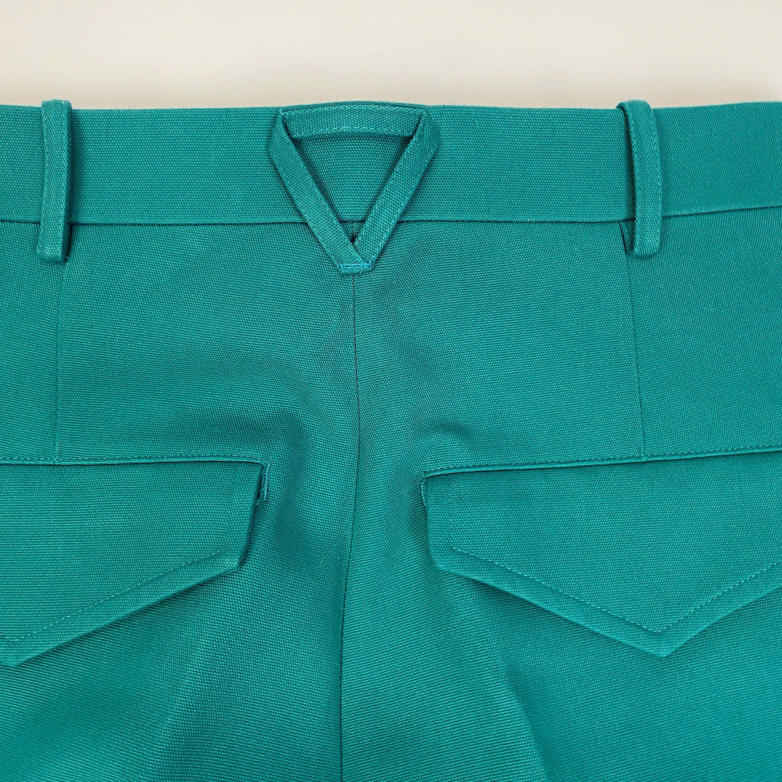 Bottega Veneta Salon 01 Turquoise Trousers XS