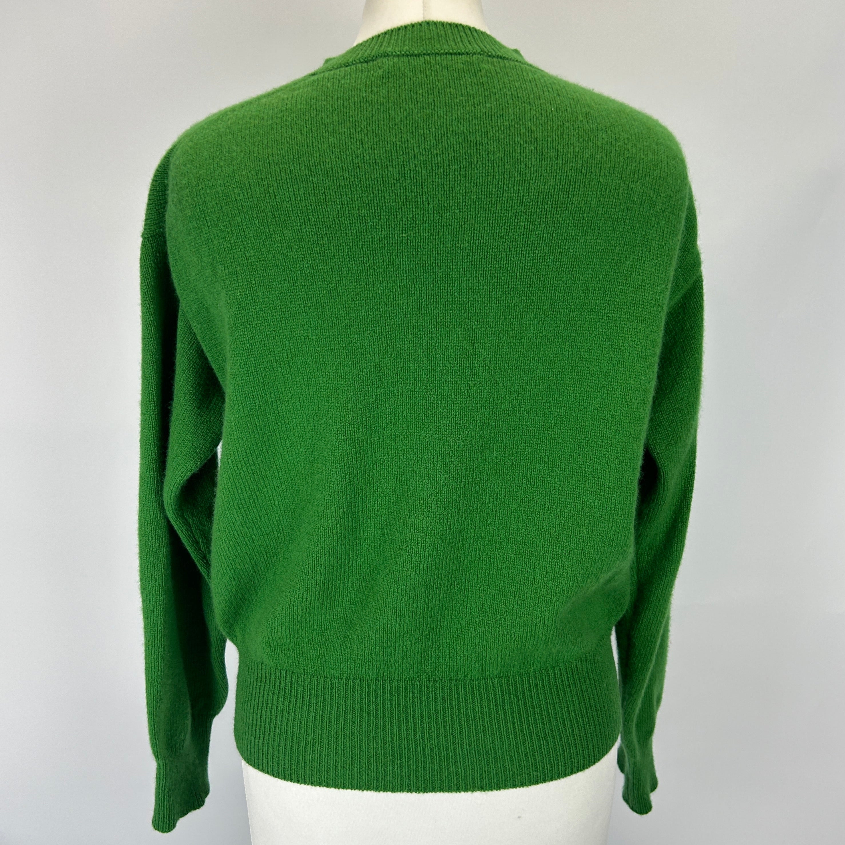 &Daughter £384 Pickle Green Wool Ada Cardigan XS