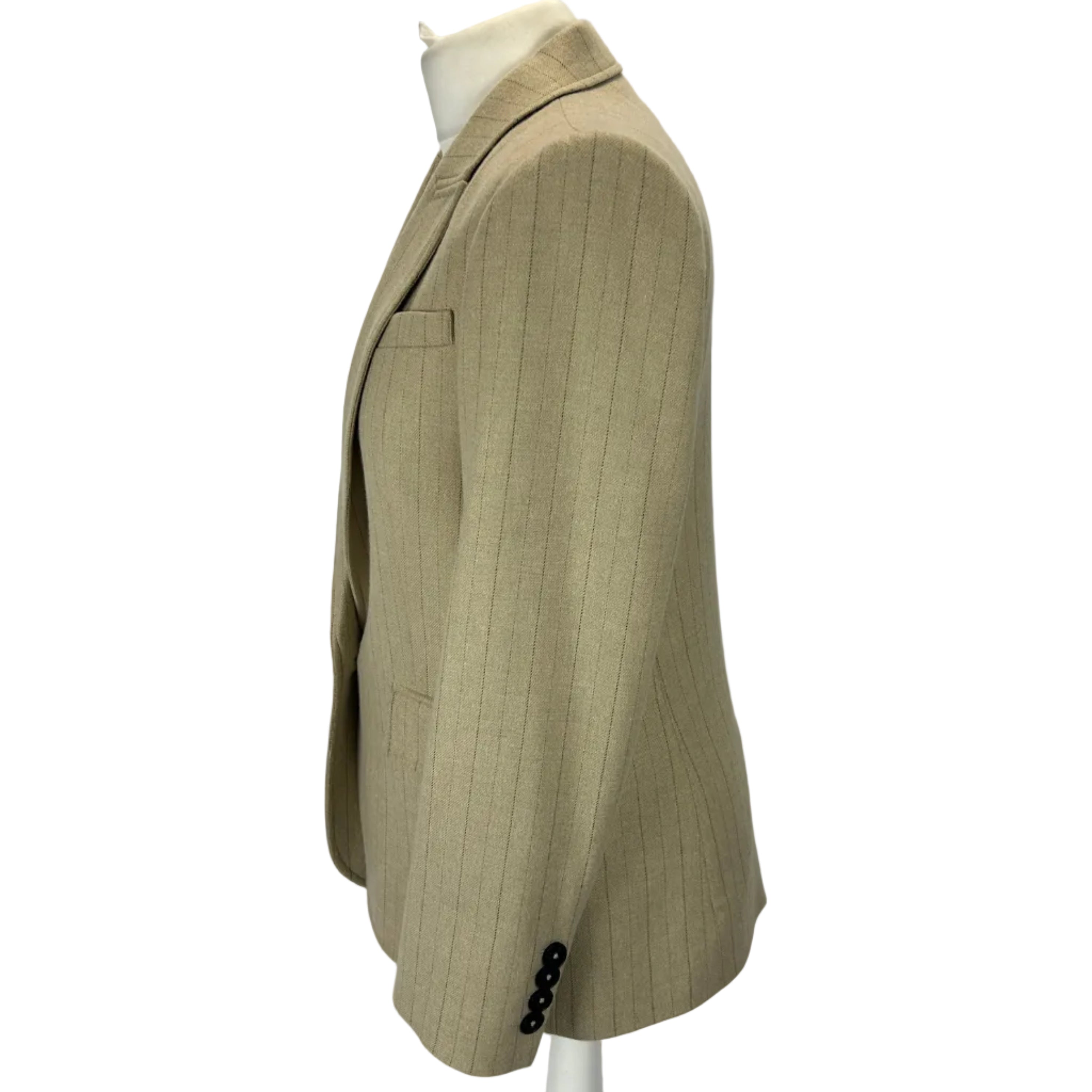 Me&Em New Oatmeal Pinstripe Jacket XS
