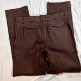 Joseph Brand New £1075 Chestnut Leather Coleman Pants M