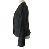 Dolce & Gabbana Grey POW Check Stretch Wool Jacket S/M