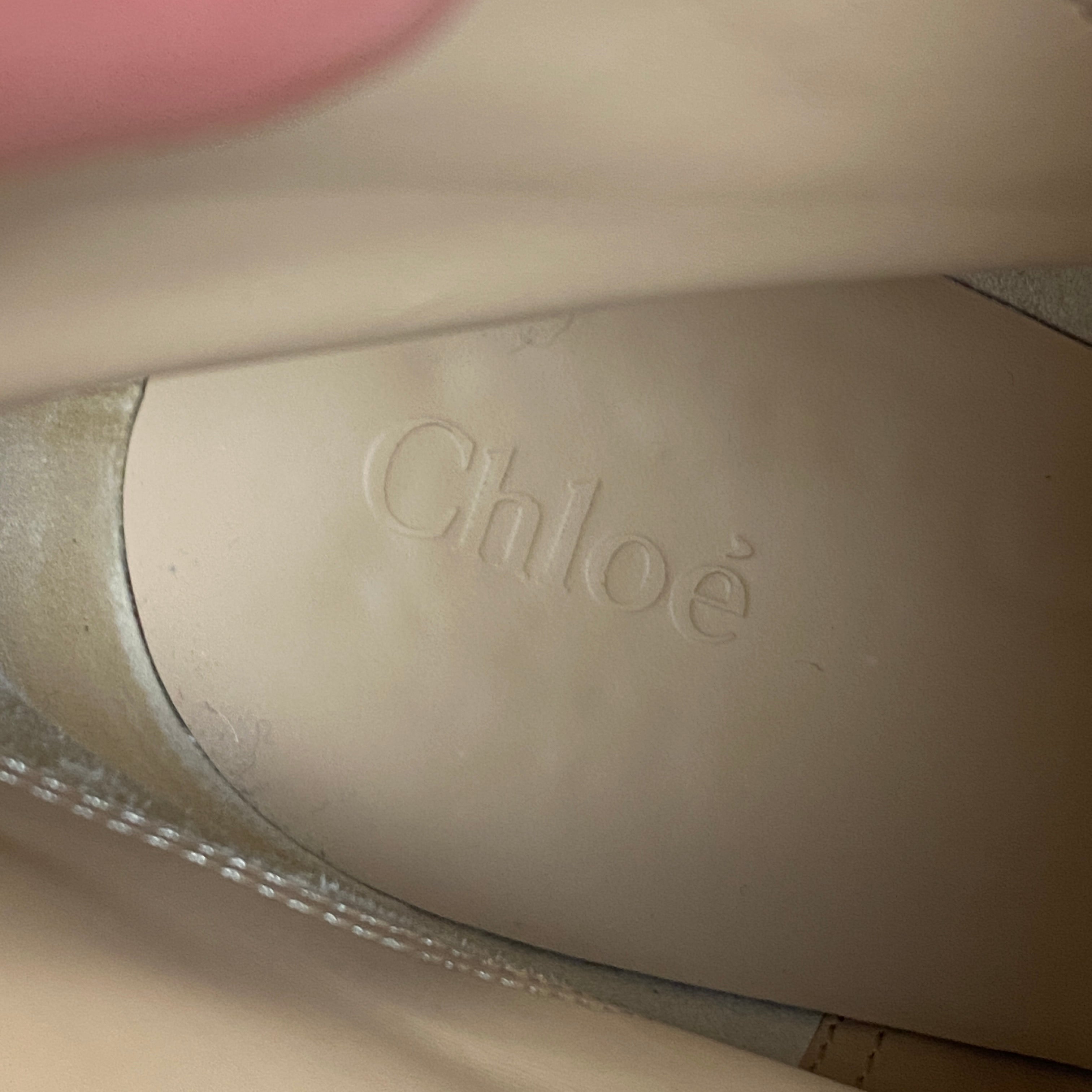 Chloe £1090 Black Gold Studded Leather Susanna Ankle Boots 41