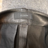 Joseph £895 Black Leather Coleman Pants XS