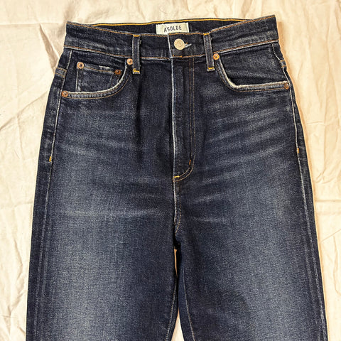 Agolde Vintaged Blue Pinch Waist Jeans 25