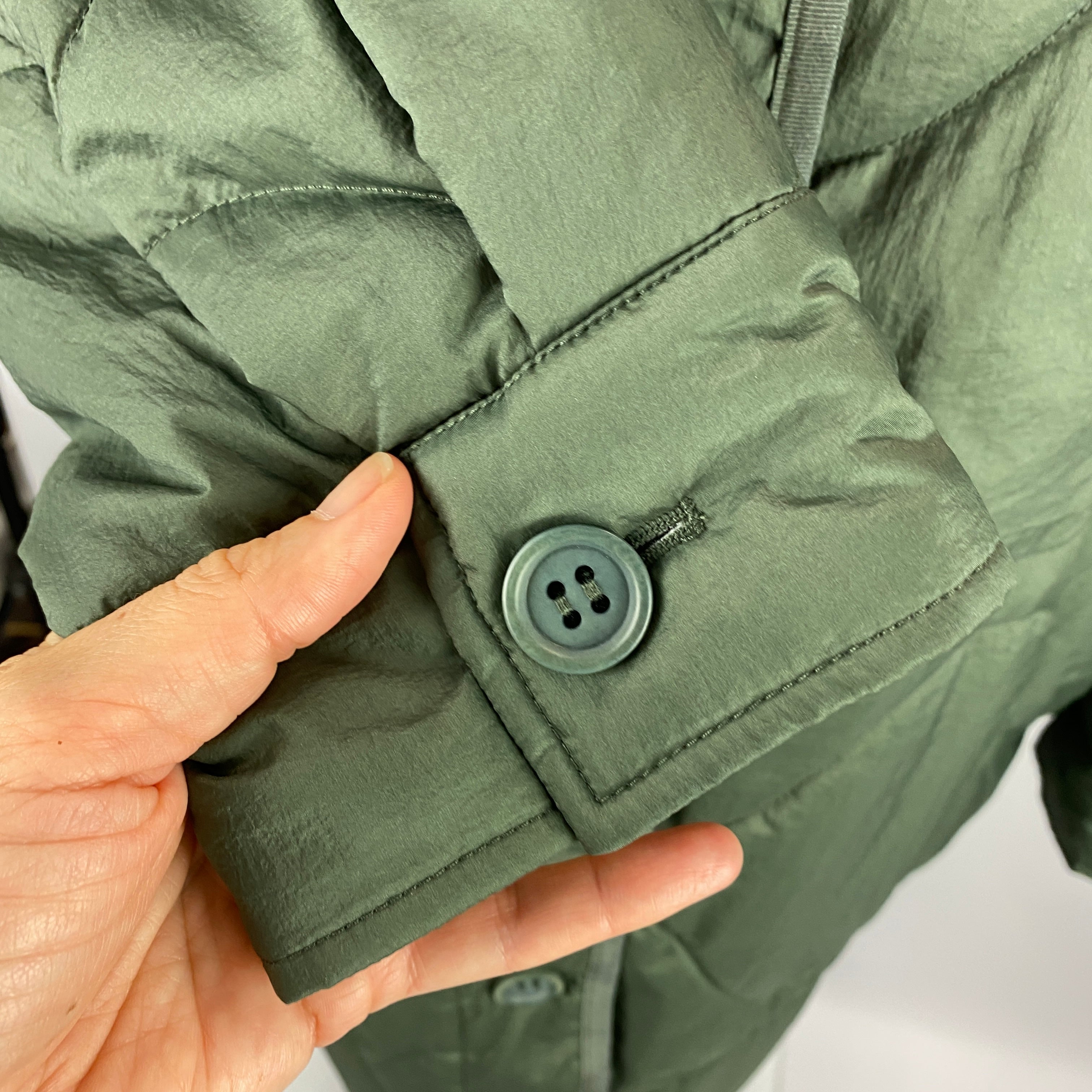 Weekend Max Mara £495 Soft Quilted Olive Luxepad Jacket XS-L