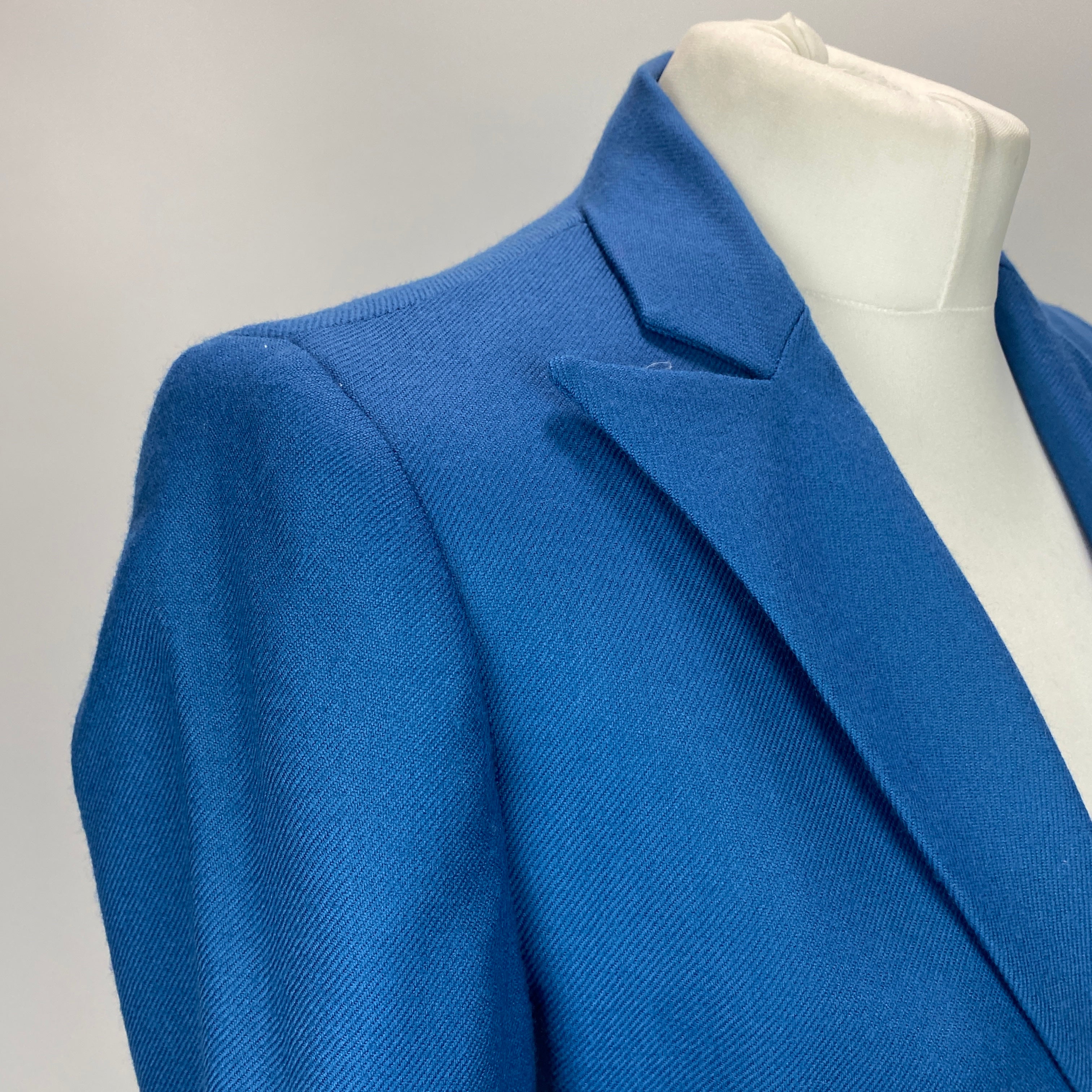 Moloh £675 Blue Wool Single Button Jacket XS