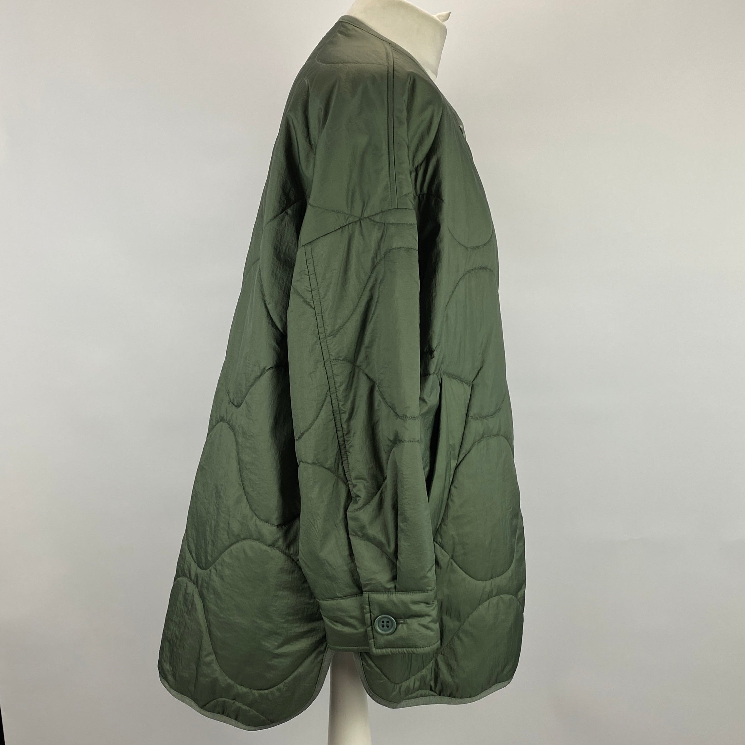 Weekend Max Mara £495 Soft Quilted Olive Luxepad Jacket XS-L