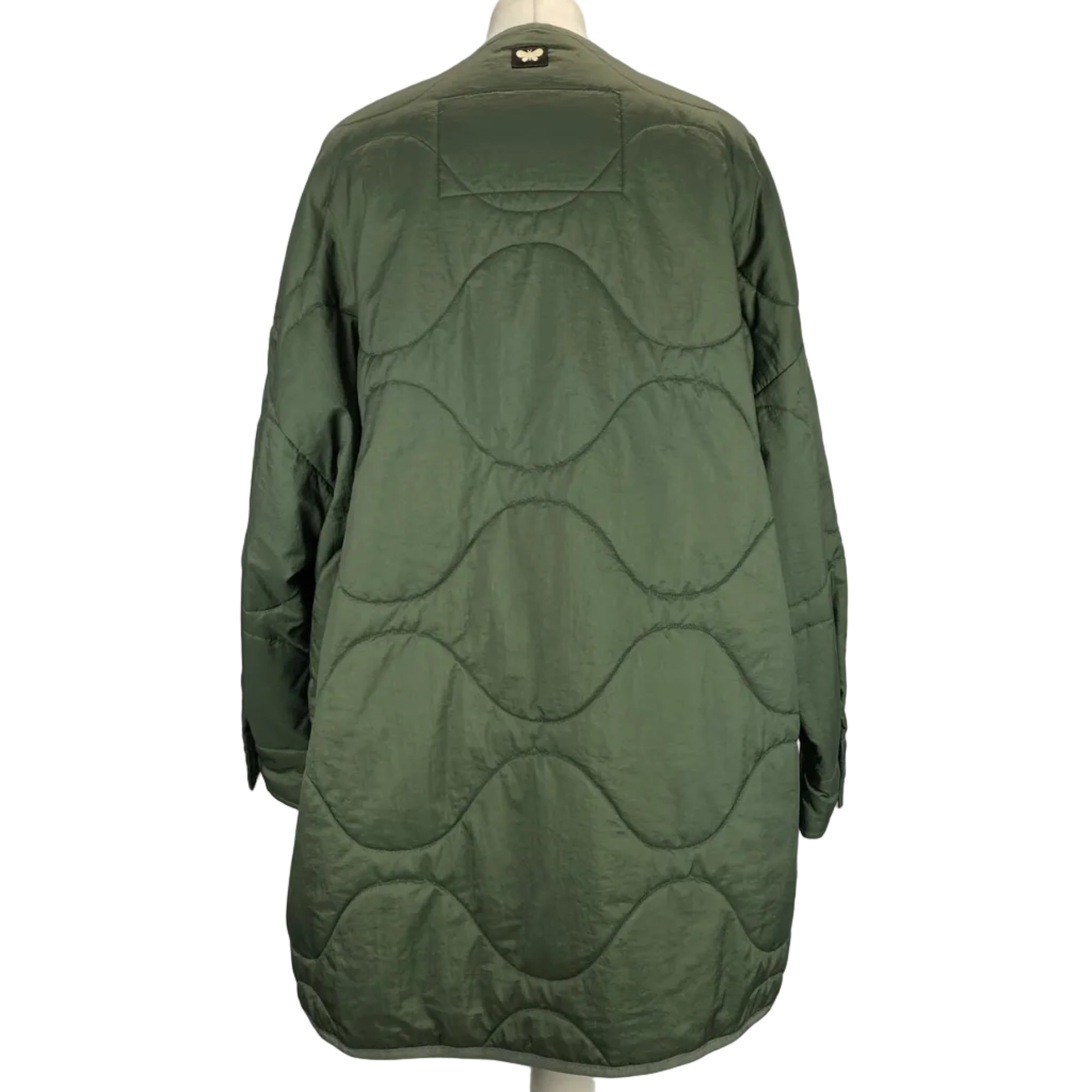 Weekend Max Mara £495 Soft Quilted Olive Luxepad Jacket XS-L