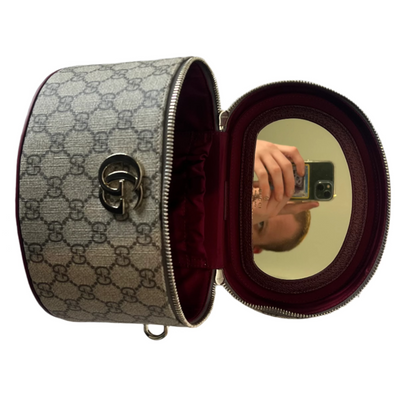 Gucci Brand New Londra GG Crossbody Strap Vanity Case