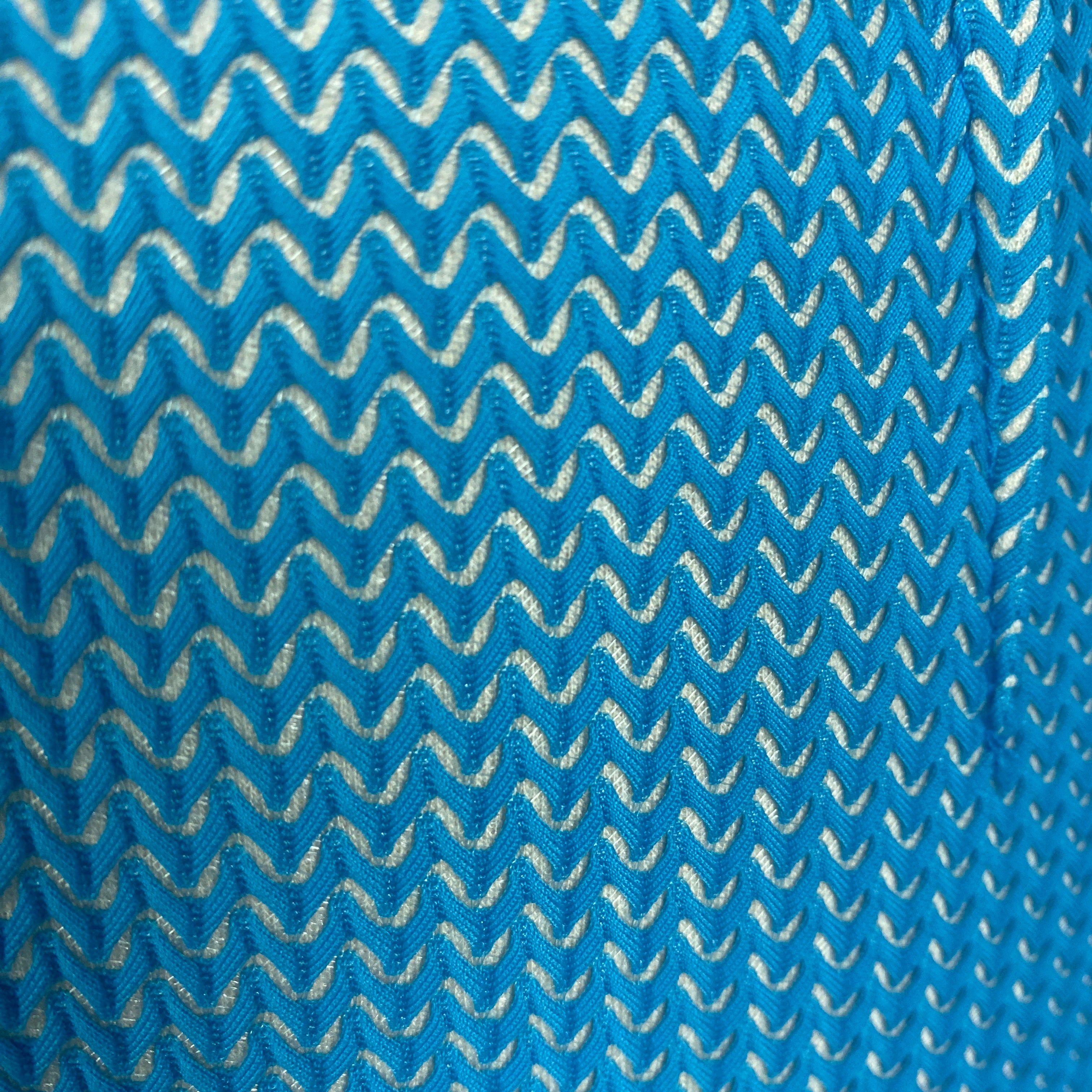 Roland Mouret Sky Blue Textured Wool Crepe Origami Shift Dress M