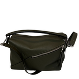 Loewe Brand New £2900 Dark Khaki Green Large Puzzle Bag