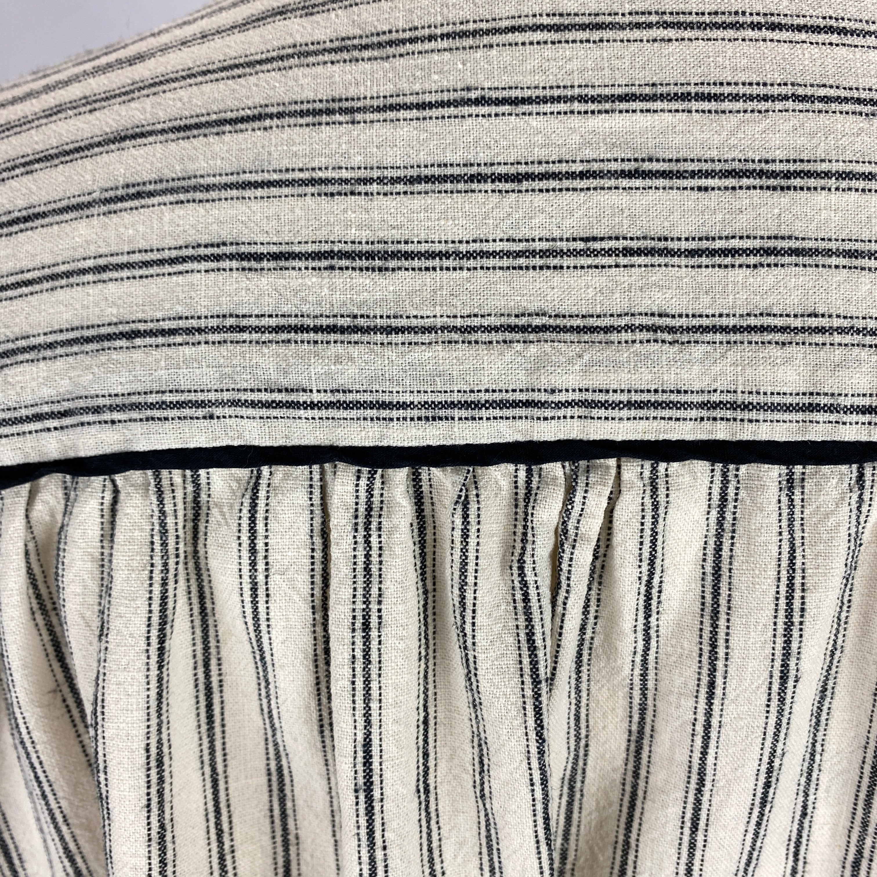 Wiggy Kit £255 Ecru & Black Stripe Linen & Cotton Tunic Shirt M