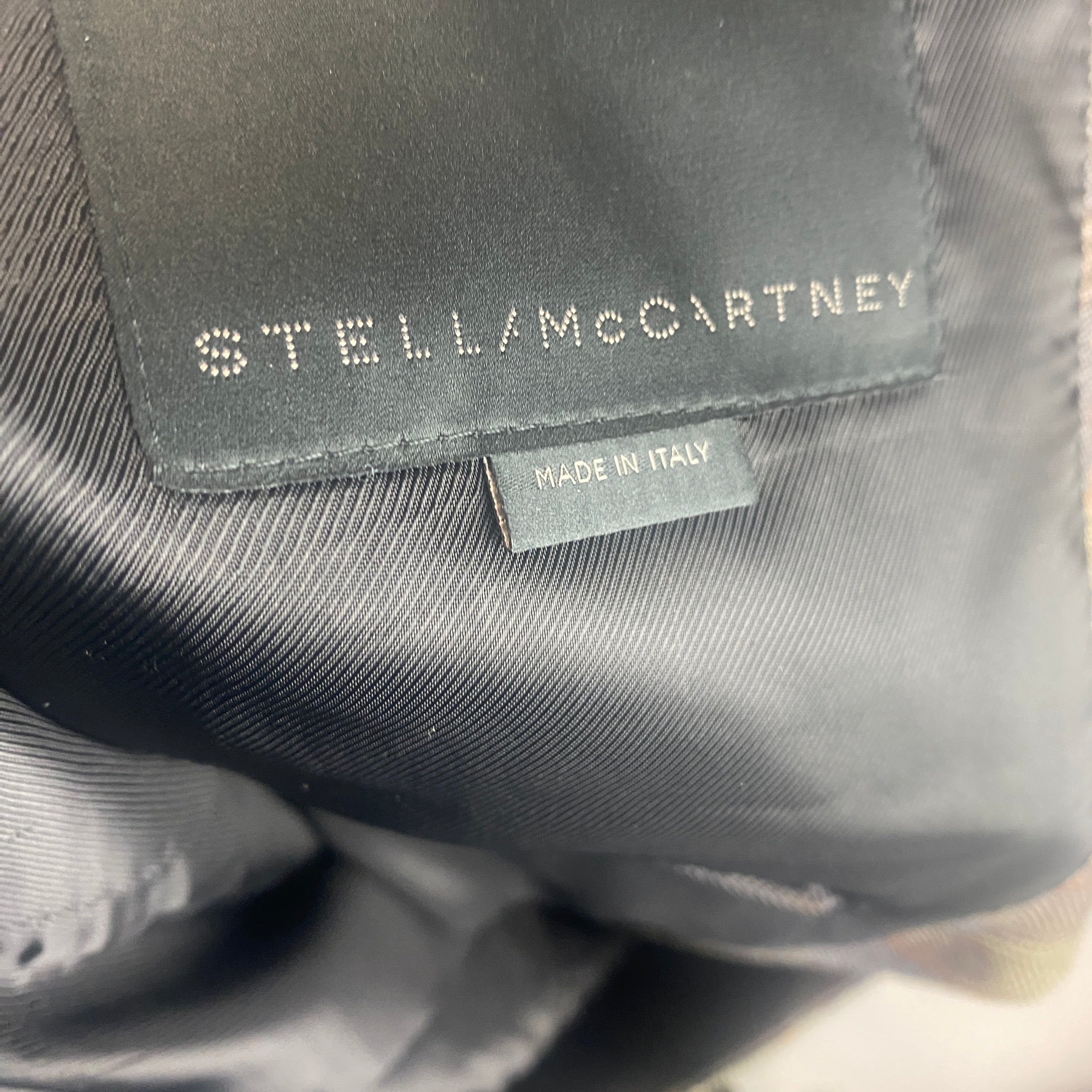 Stella McCartney Camo & Check Wool Blazer L/XL