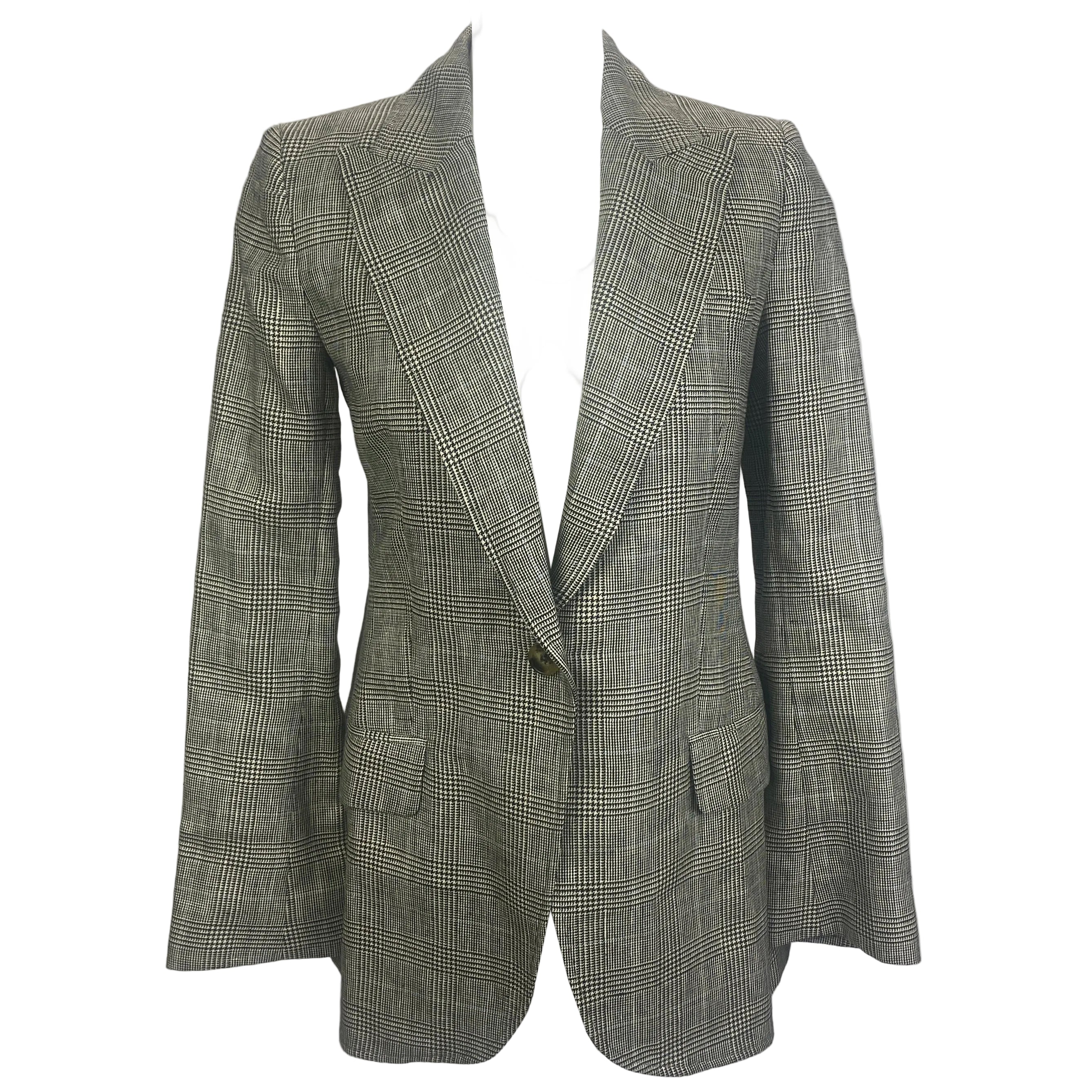 Bella Freud Sold Out £875 Monochrome Earl Jacket XS