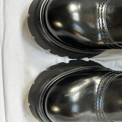 Alexander McQueen £675 Black Leather Wander Chelseas Boots 41