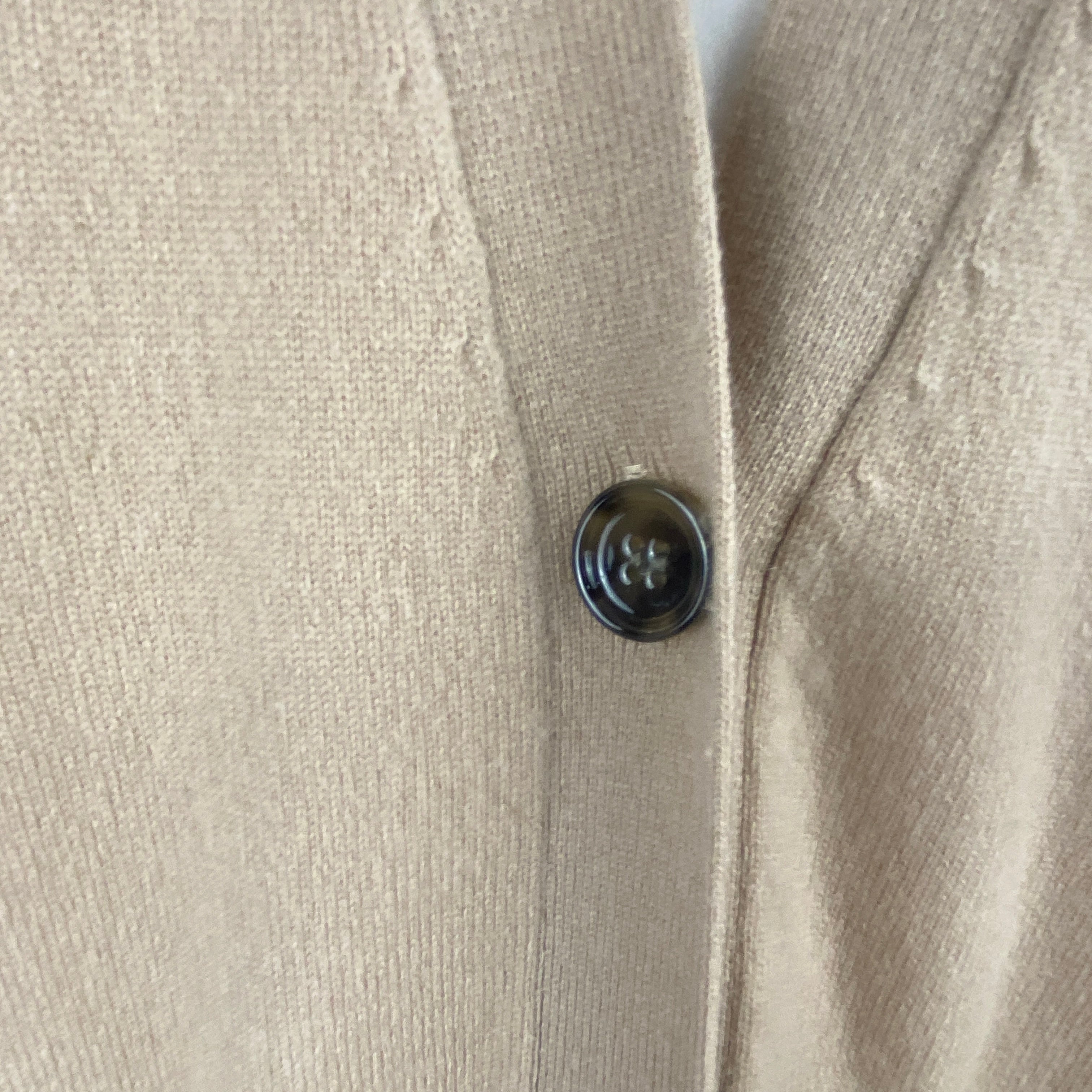 Allude £425 Beige Cashmere Cardigan S-L