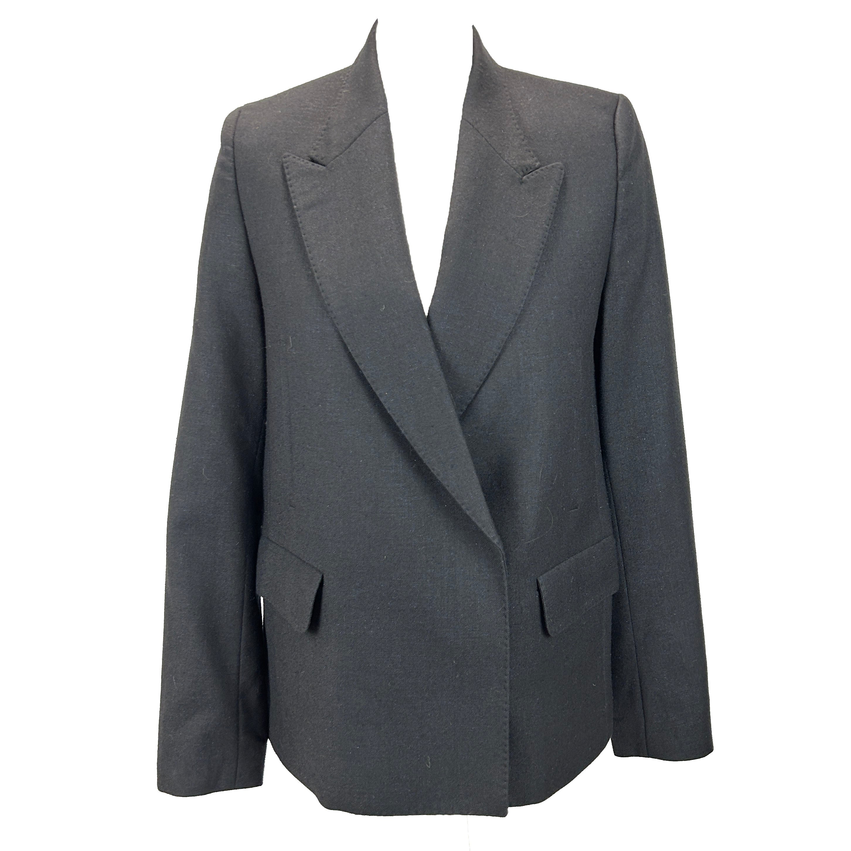 Acne Studios Black Silky Back Jacket XS/S