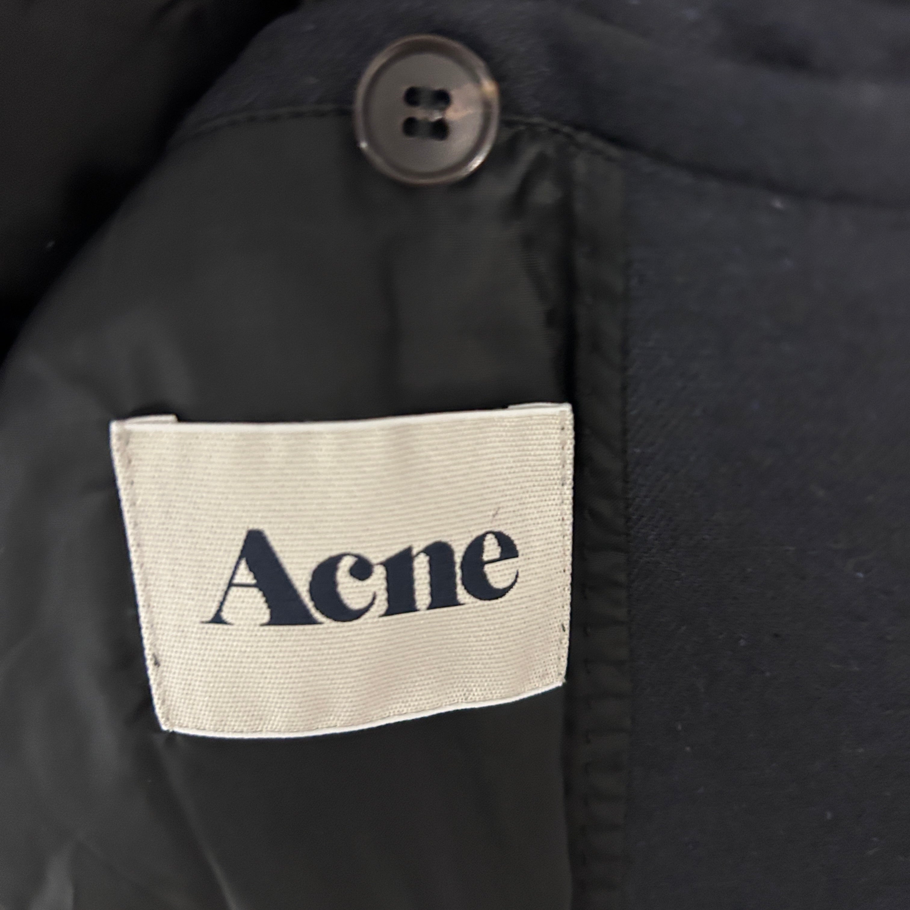 Acne Studios Black Silky Back Jacket XS/S