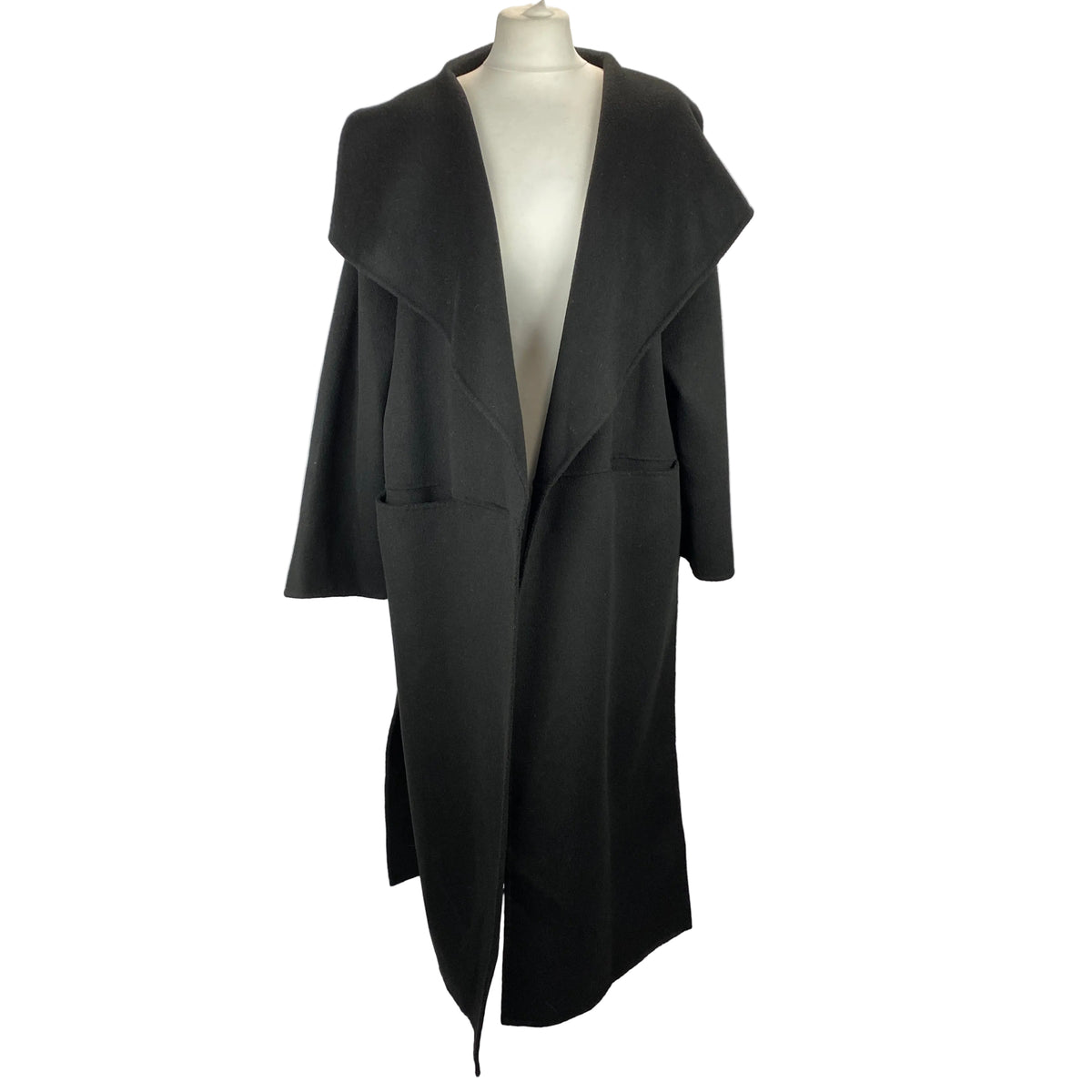 Toteme £1100 Black Signature Wool & Cashmere Coat S