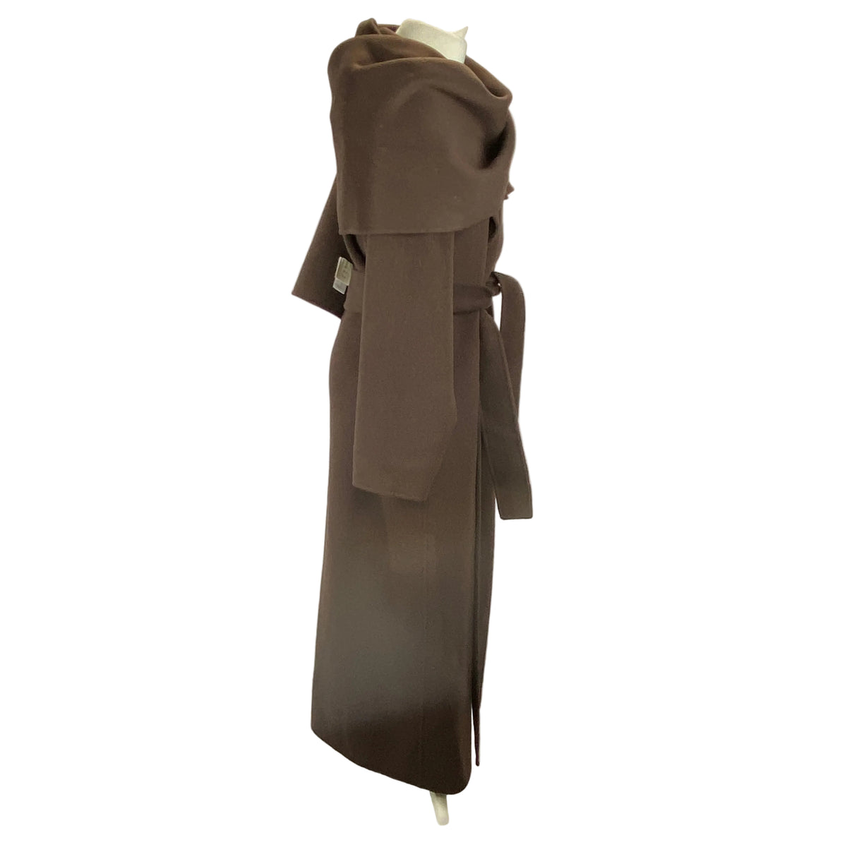 Almada New £835 Chocolate Mara Double Coat S-M