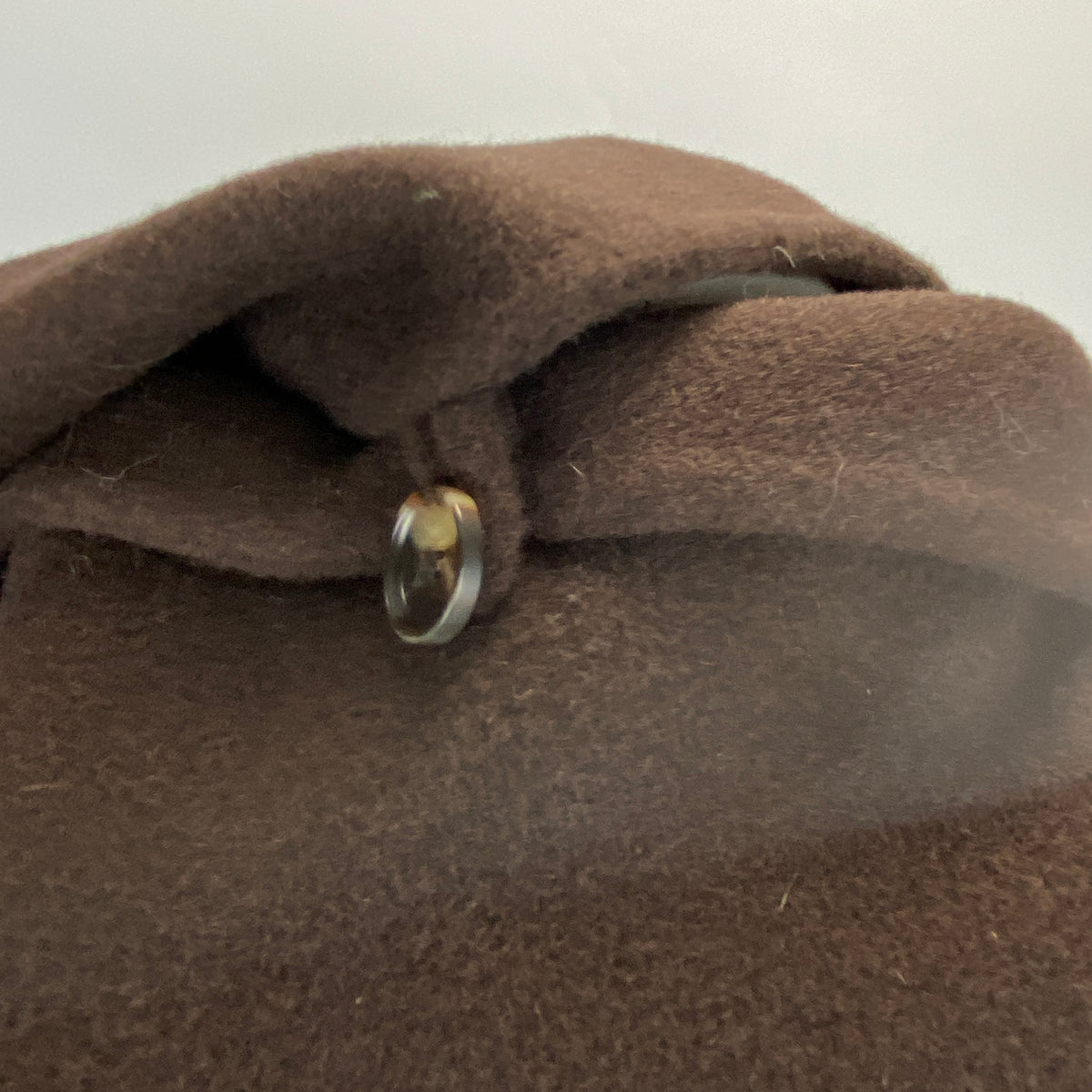 Almada New £835 Chocolate Mara Double Coat S-M