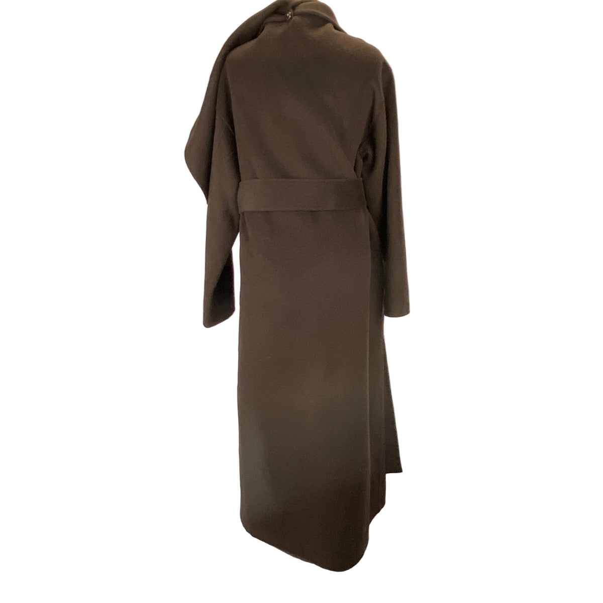 Almada New £835 Chocolate Mara Double Coat S-M