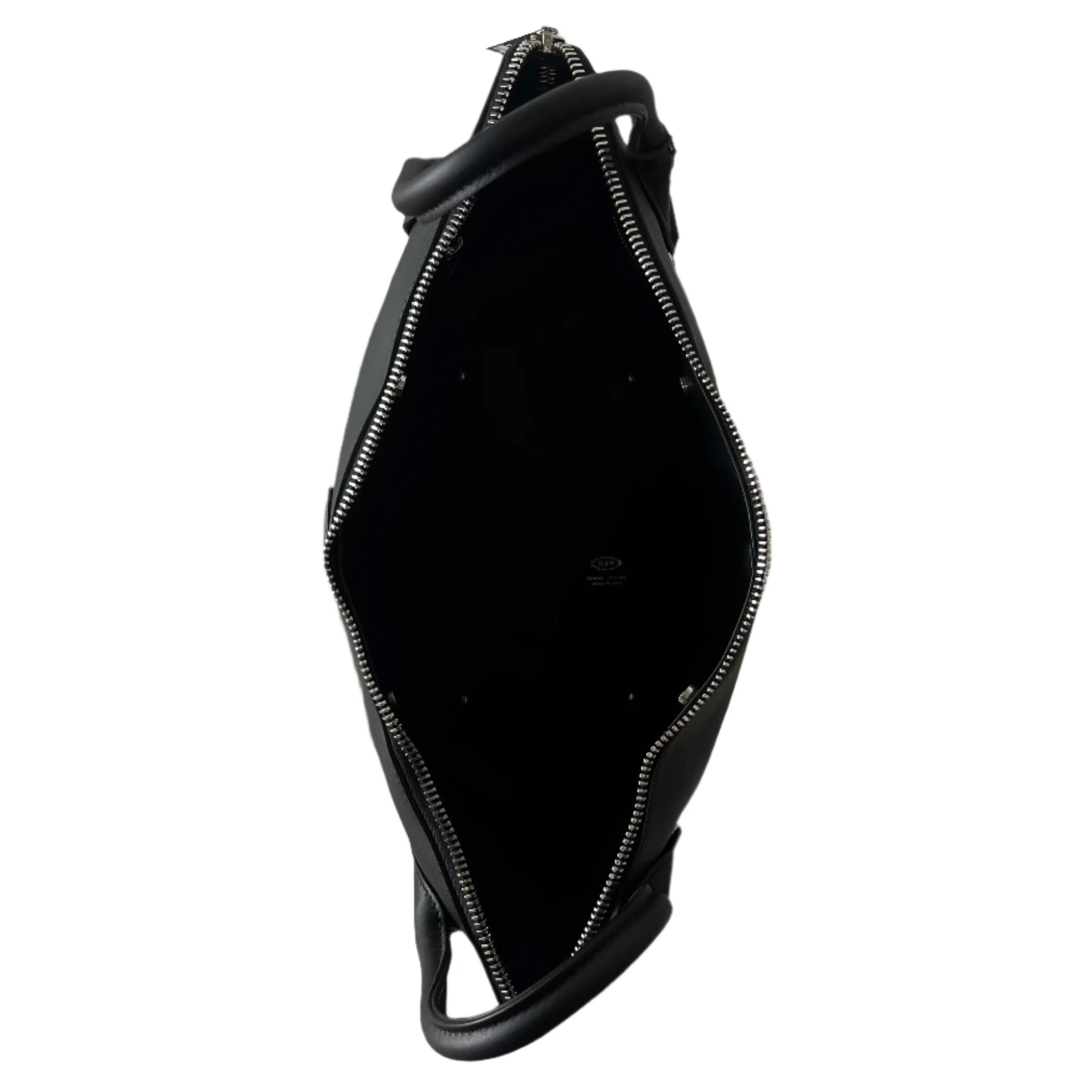 Tods Brand New £2687 Black Sacca Zip Di Tote Bag