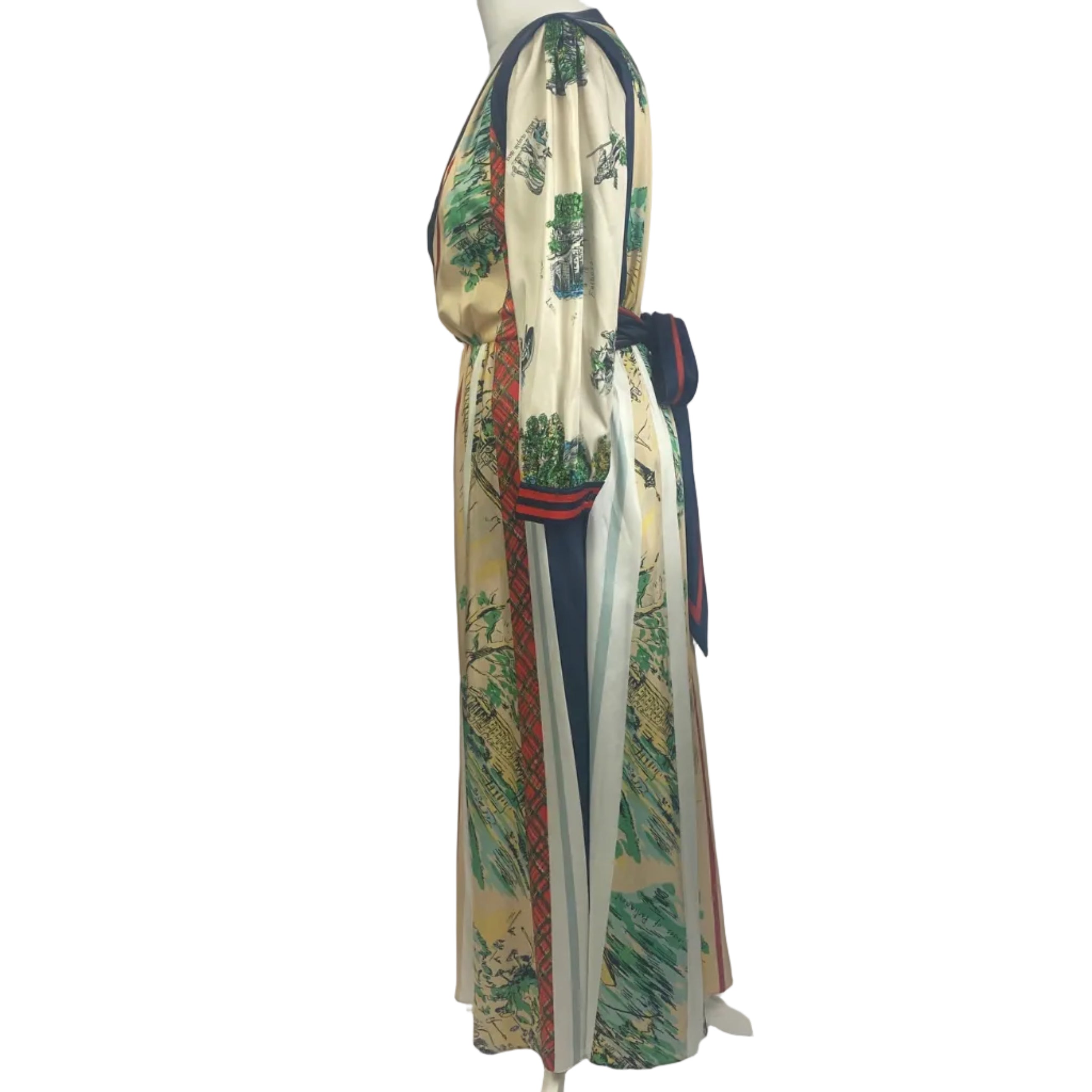 Philosophy Di Lorenzo Serafini Scarf Maxi Dress M