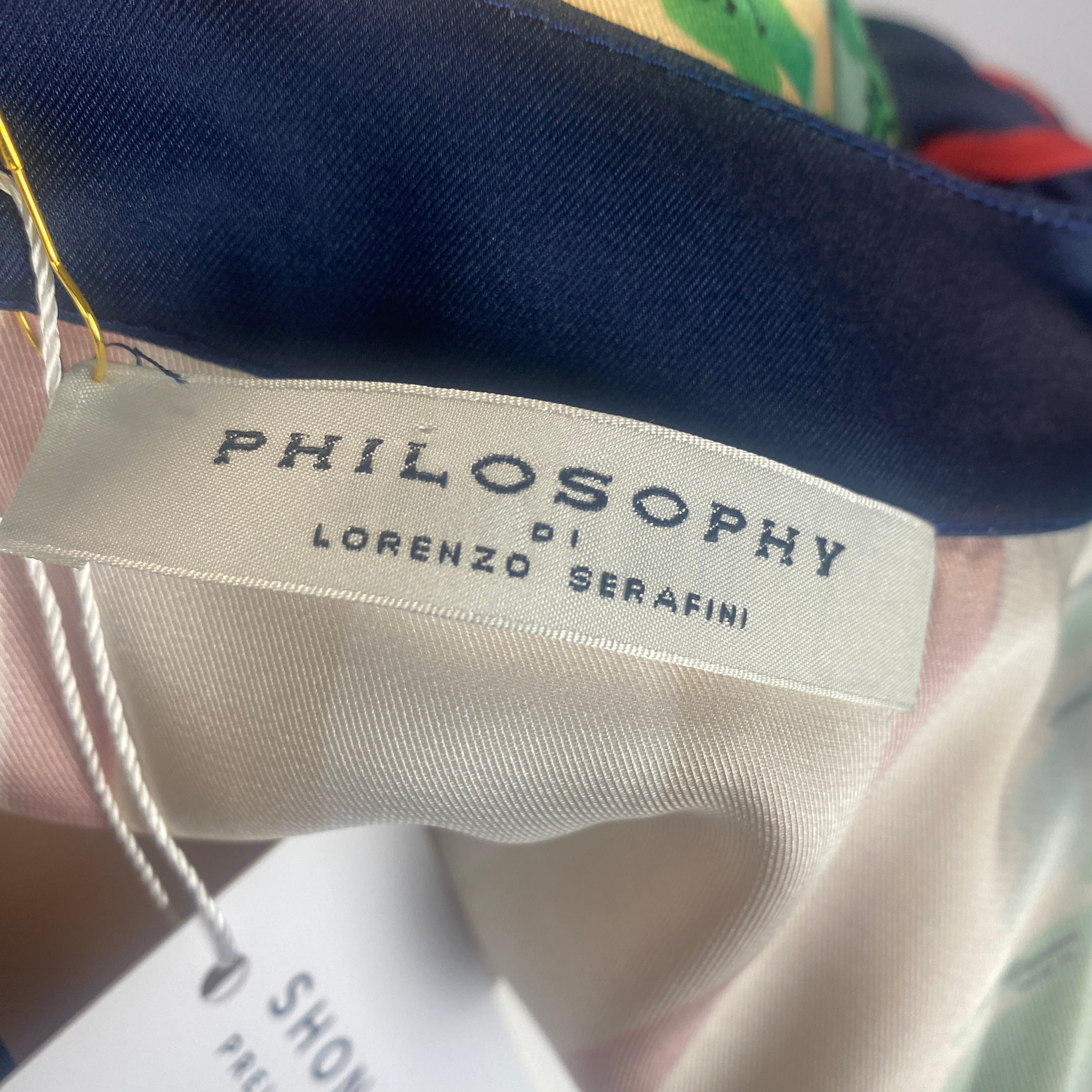 Philosophy Di Lorenzo Serafini Scarf Maxi Dress M