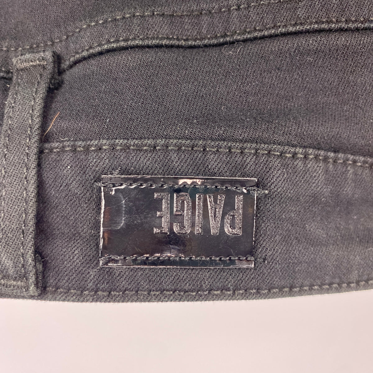 Paige £250 Black Cindy Stretch Crop Jeans 30