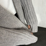 Zadig & Voltaire £380 Grey Wool & Alpaca Knit Salma Cardigan XS/S/M/L