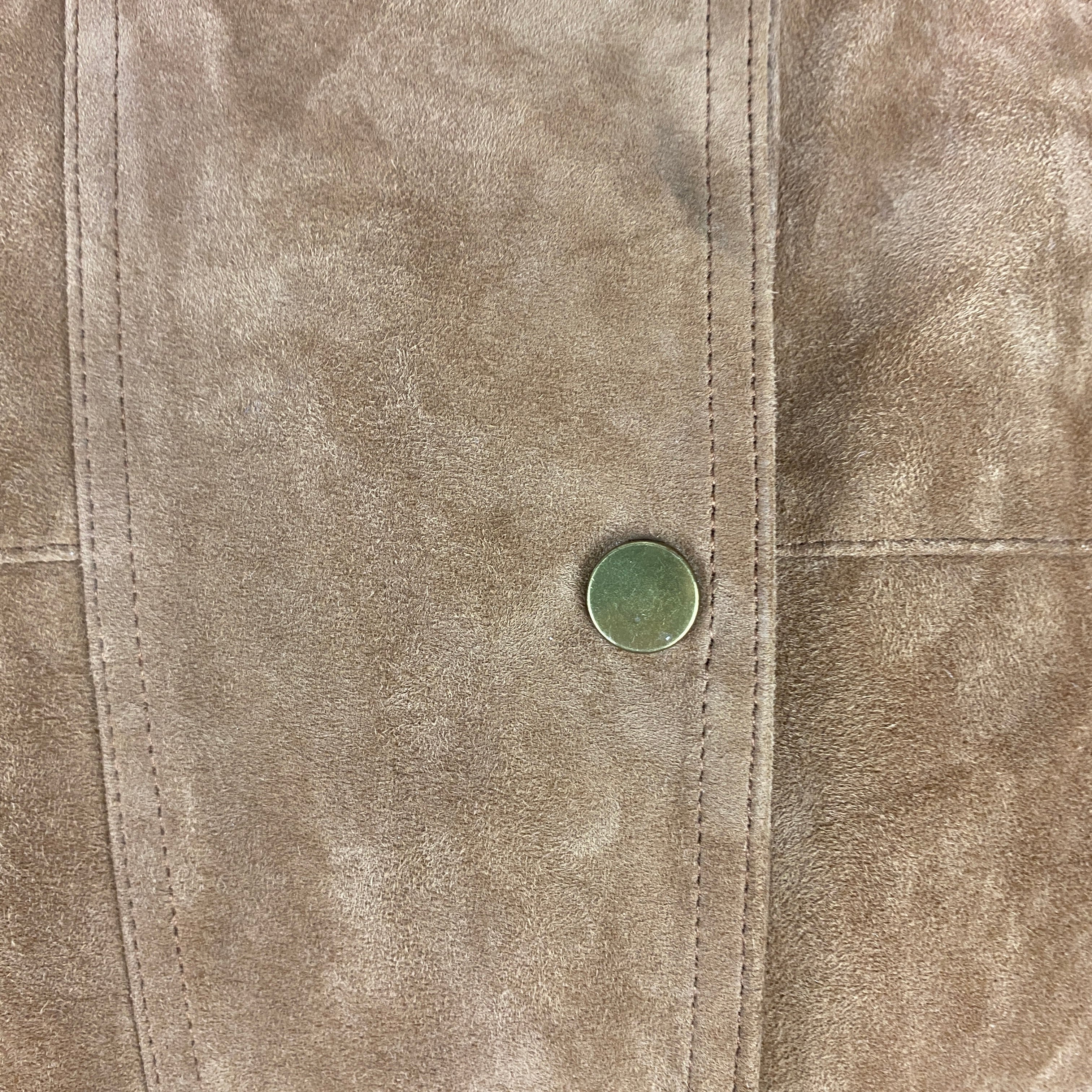 Mint Velvet New £450 Cognac Suede Bomber Jacket S