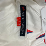 Perfect Moment White Blue & Red Star Ski Jacket L