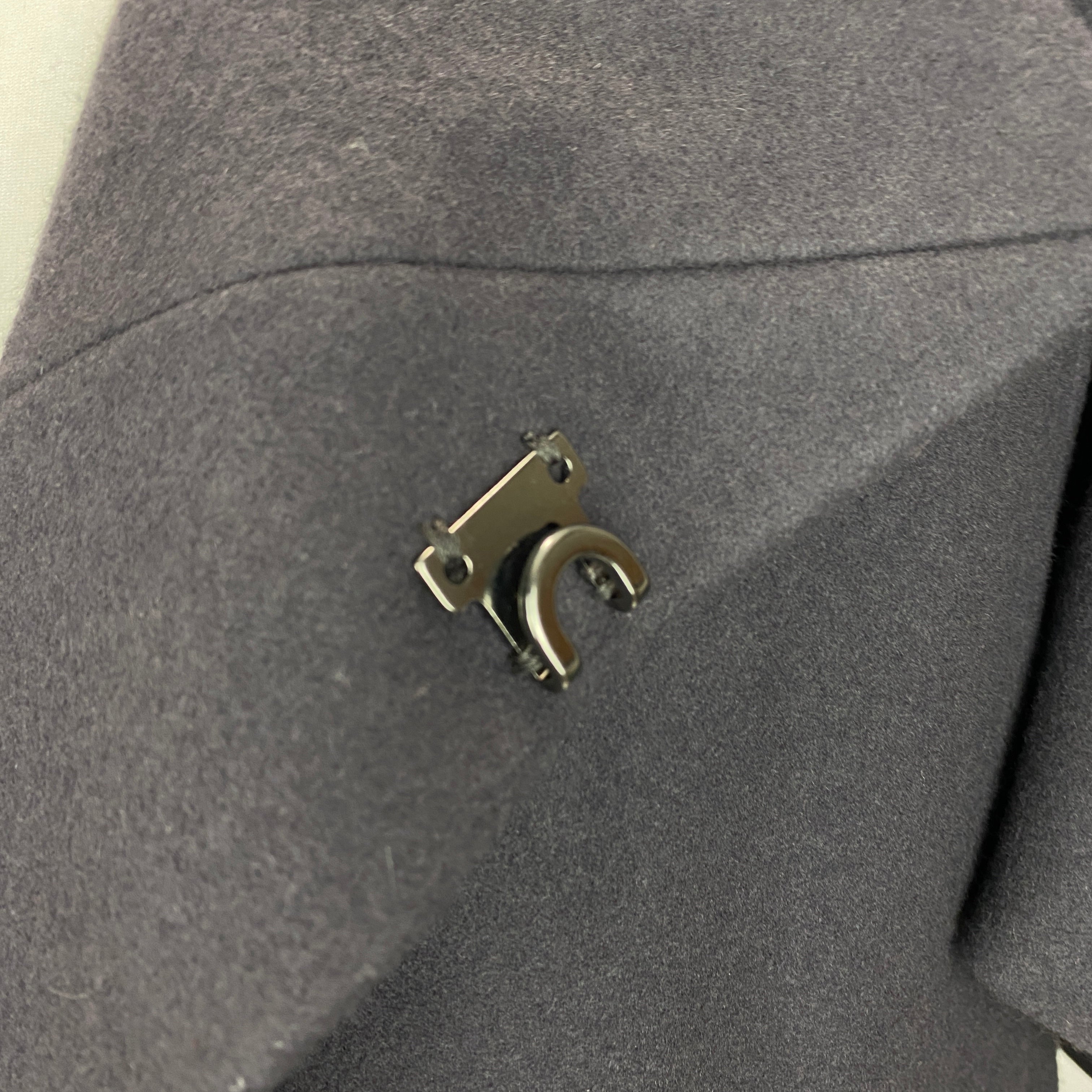 Rick Owens Smoke Grey Wool Mix Cropped Jacket S/M