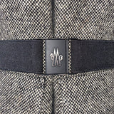 Moncler Black & Pearl Wool Tweed Ski Jacket S