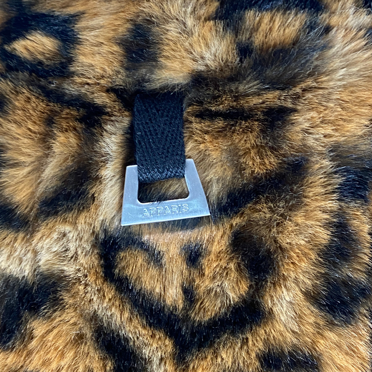 Apparis New £368 Cheetah Faux Fur Crop Jacket M