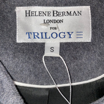 Helene Berman Grey Wool & Cashmere Long Gilet S