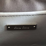 Miu Miu Pearl Grey Matelasse Chain Handle Shoulderbag