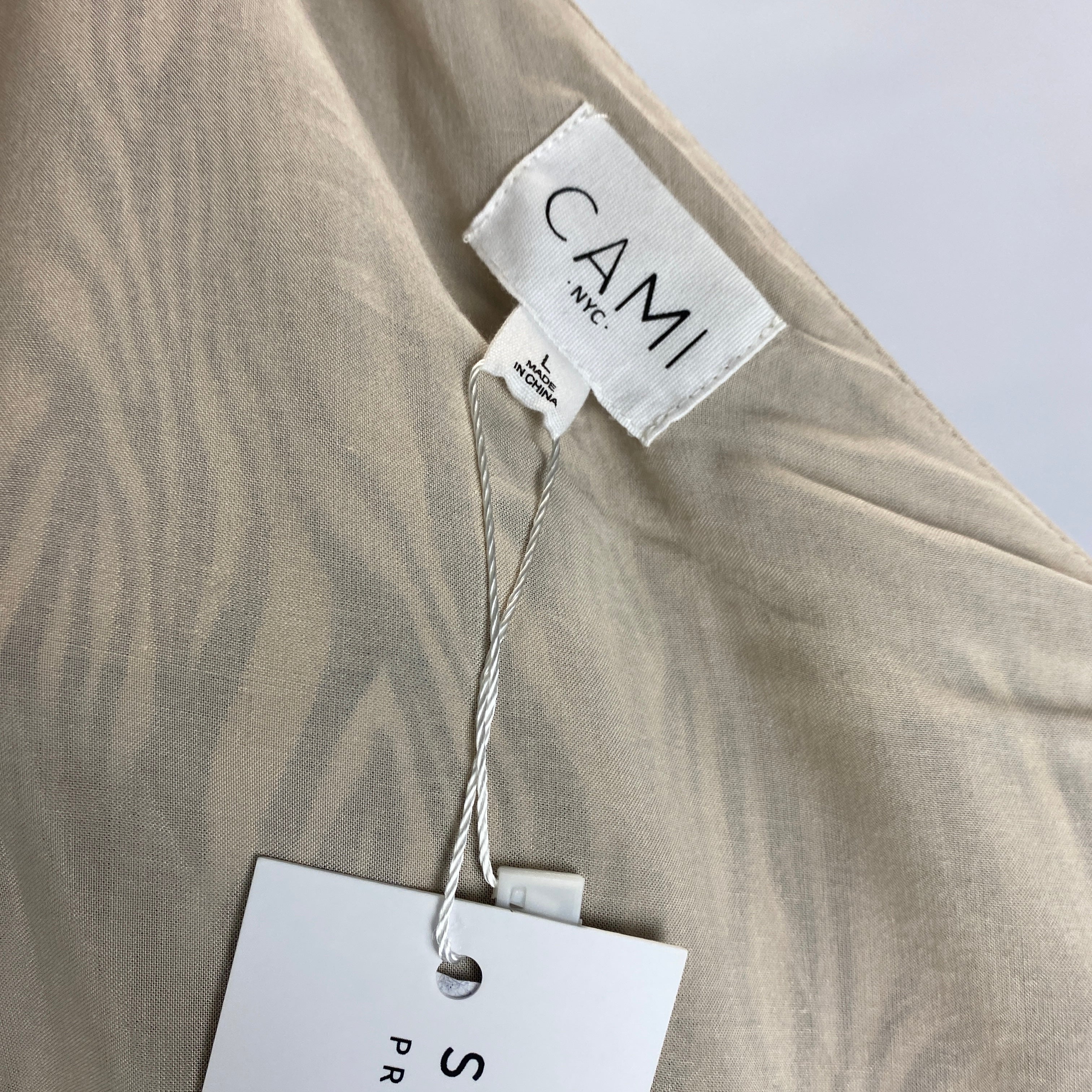 Cami NYC £235 Zebraprint Silk Slip Dress L