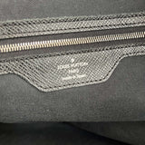 Louis Vuitton Black Leather Large Weekend Bag