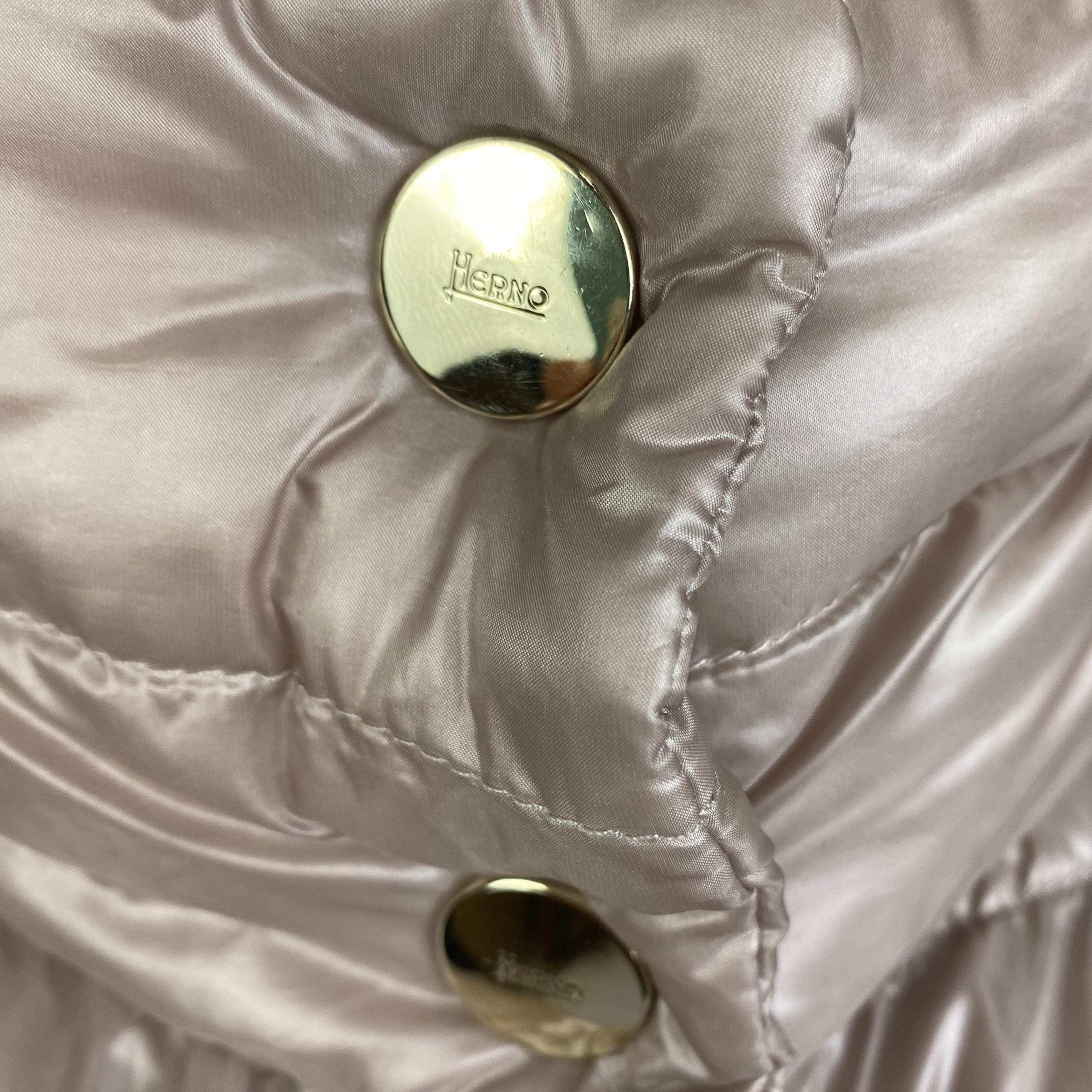 Herno £595 Oyster Padded Down Jacket XS