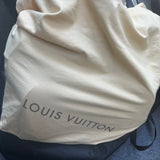 Louis Vuitton Black Leather Large Weekend Bag