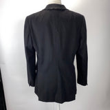 Burberrys Black Wool Blazer Jacket M