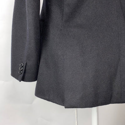 Burberrys Black Wool Blazer Jacket M