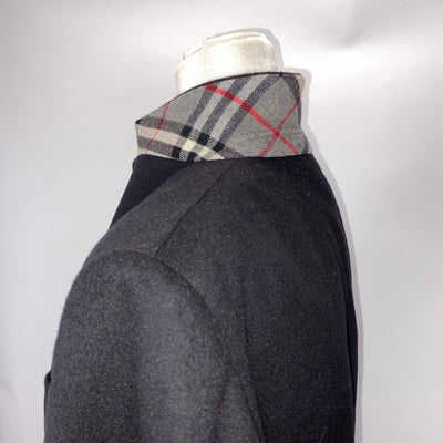 Burberrys Black Wool Blazer Jacket M