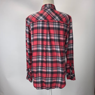 Rails Red Plaid Brushed Cotton Shirt S